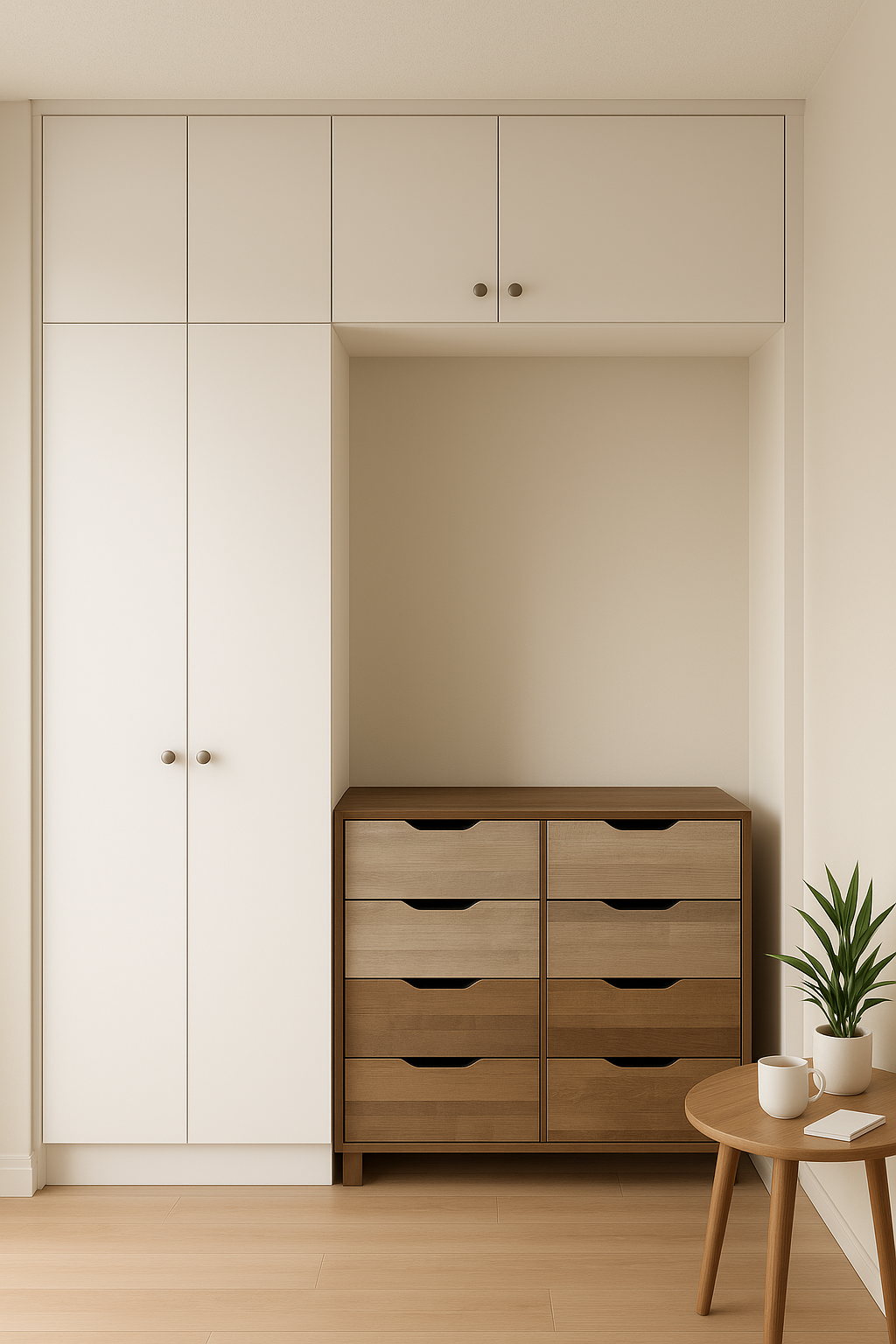 Closet 2 cuerpos y colgante